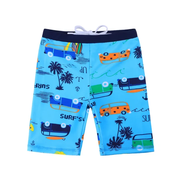 BAOHULU Boys Swimsuit Set Two Pieces UPF50+ UV Sun Protective Swimwear Cartoon Print Bathing Suit Summer Beachwear 4