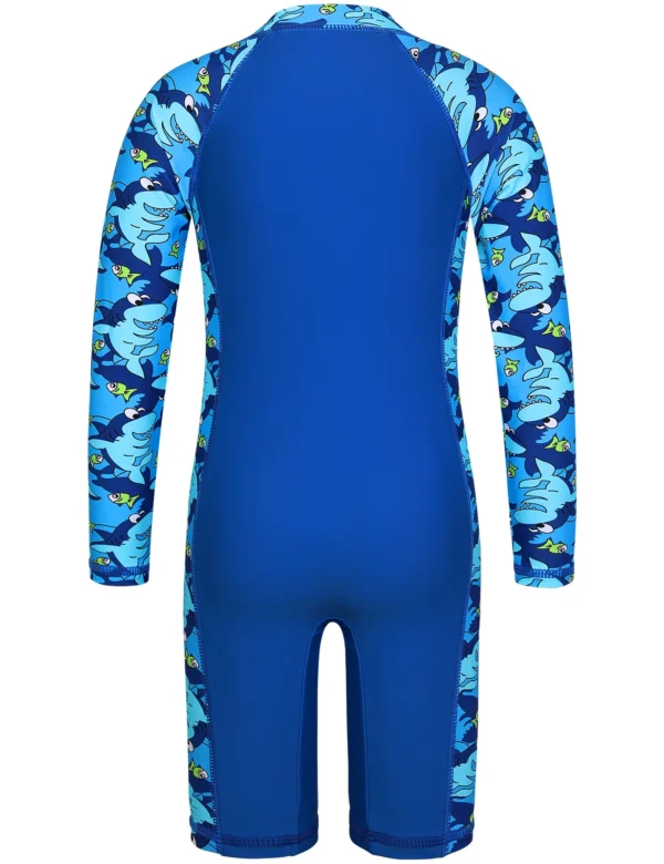 BAOHULU Long Sleeve Kids Swimsuit with Pants Children Swimwear UPF50+ Sun Protective Rash Guard Surfing Suit Summer Bathing Suit 2