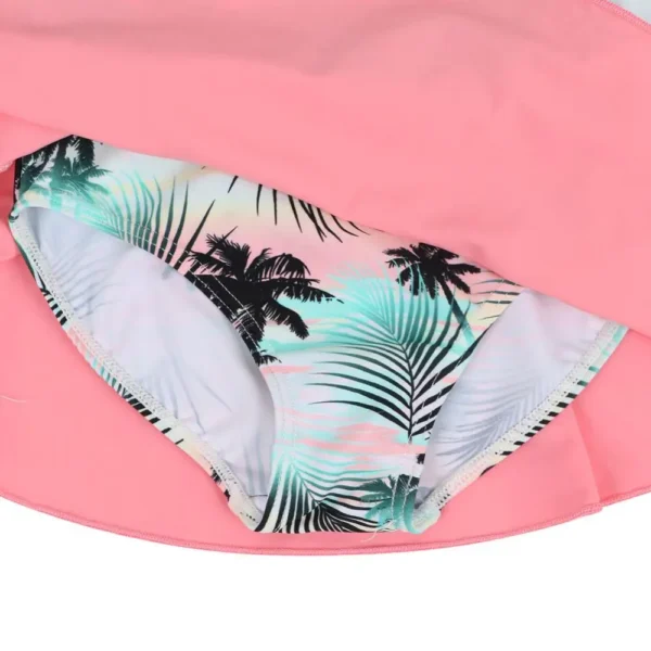 BAOHULU UPF50+ Children's Swimwear Print Kids Girls Swim Dress One Piece Cocotree Swimsuit for Girl  Child Beach Bathing Suit 6