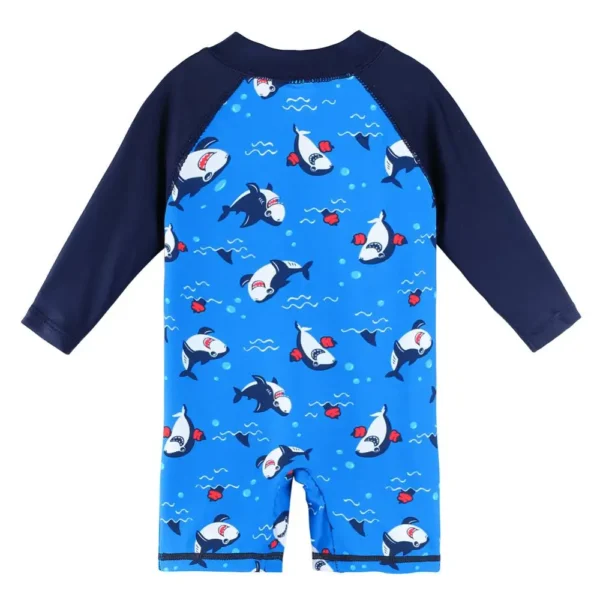 BAOHULU UPF50+ Cartoon Kids Swimwear Long Sleeve Baby Boy Swimwear One Piece Toddler Swimsuit Infant Bathing Suit for Boys Girls 2