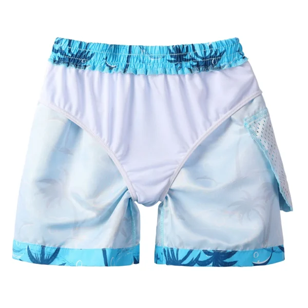 BAOHULU Kids Swim Shorts Cute Swimsuit Swimming Trunks Quick Dry Summer Swimwear Boys Beach Shorts Surf Board Male Clothing Pant 2
