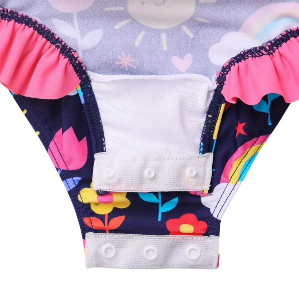 BAOHULU Toddler Baby Swimsuit Lone Sleeve Rash Guard Summer Beach Wear UPF 50+ Sun Protective Swimwear Surfing Suit 5
